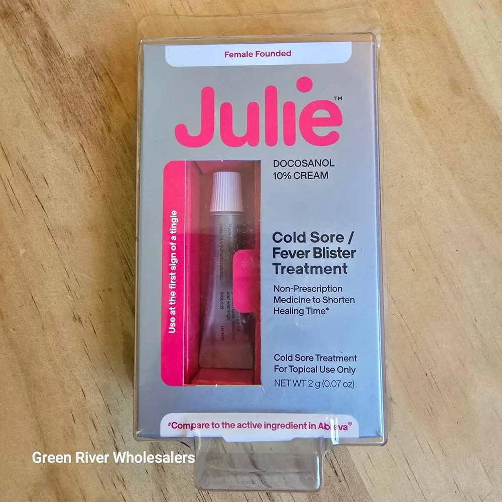 Julie Docosanol 10% Cream Cold‎ Sore Fever Blister Treatment 2g Exp 08/2026